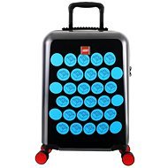LEGO Luggage ColourBox Brick Dots 20 - Black/Blue - Suitcase