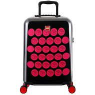 LEGO Luggage ColourBox Brick Dots 20 - Black/Pink - Suitcase