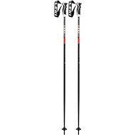 Leki Neolite, Black-White-Fluorescent Red - Ski Poles