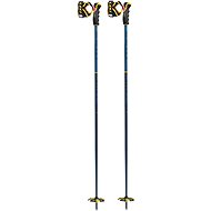 Leki Spitfire 3D, Denim Blue-Aegean Blue-Mustard Yellow - Ski Poles