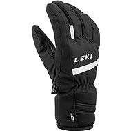 Leki Max Junior, Black-White, size 6 - Ski Gloves