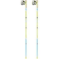 Leki Micro Flash Carbon, Violet Blue-Stone Grey-Neon Yellow, size 105cm - Trekking Poles