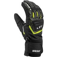 Leki Worldcup S Junior, black-ice lemon, size 4 - Ski Gloves