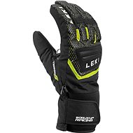 Leki Worldcup S Junior, black-ice lemon - Ski Gloves