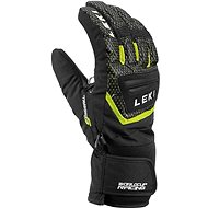 Leki Worldcup S Junior, black-ice lemon, size 6 - Ski Gloves