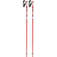 Leki Neolite, fluorescent red-bloodred-white, 130 cm - Ski Poles