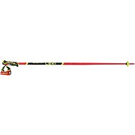 Leki WCR SL 3D bright red-black-neonyellow 125 - Ski Poles