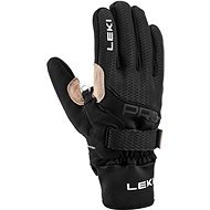 Leki PRC Premium ThermoPlus Shark black-sand 8.0 - Ski Gloves