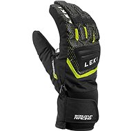 Leki Worldcup S Junior black-ice lemon 8 - Ski Gloves