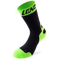Lenz Compression 6.0 mid black/lime 20 - Kompresné ponožky