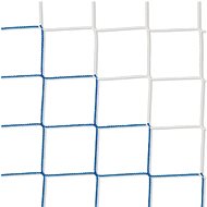 LEÓN DE ORO Football A11 M100 football net white - blue - Goal Net