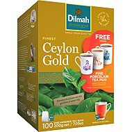 Dilmah Ceylon Gold Black Tea 100 × 2 g + mug - Tea
