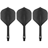 Shot Flight Deck - No2 - Medium - Black SF5443 - Dart Flights
