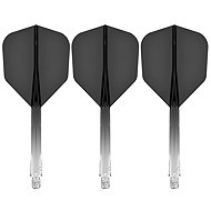 Mission Force 90 - Gradient - Standard No6 - Medium - Black F4478 - Dart Flights