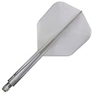 Condor AXE Metallic - Small - Long - Pearl Silver CN459 - Dart Flights