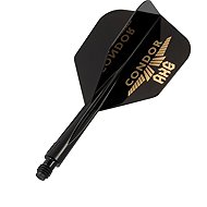 Condor AXE Logo - Small - Short - Black & Gold CN250 - Dart Flights