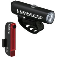 Lezyne Classic Drive XL 700+ / Stick+ Drive Pair / Satin Black / Black - Bike Light