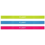 Lifefit set of fitness elastics soft, medium, hard - Resistance Band Set