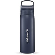 LifeStraw Go 2.0 Stainless Steel Water Filter Bottle, 18 oz, Aegean - Water Filter Bottle