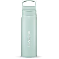 LifeStraw Go 2.0 Stainless Steel Water Filter Bottle, 18 oz, Sea Foam - Water Filter Bottle
