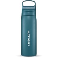 LifeStraw Go 2.0 stainless steel water filter bottle, 18 oz, lagoon turquoise - Water Filter Bottle