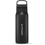 LifeStraw Go 2.0 stainless steel water filter bottle, 24 oz, black - Water Filter Bottle