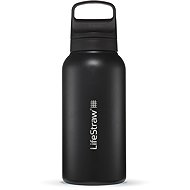 LifeStraw Go 2.0 stainless steel filter water bottle, 1 l, black - Water Filter Bottle