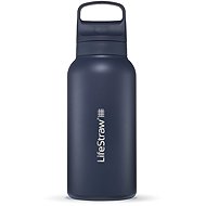 LifeStraw Go 2.0 nerezová filtrační láhev na vodu, 1 l, modrá - Water Filter Bottle