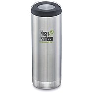 Klean Kanteen TKWide thermos w/Wide Loop Cap, brushed stainless, 473 ml - Thermos