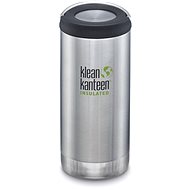 Klean Kanteen TKWide thermos w/Wide Loop Cap, brushed stainless, 355 ml - Thermos