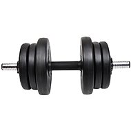 Lifefit One-handed dumbbell, vinyl-cement, 30mm bar/6 × disc - Dumbell
