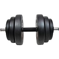Lifefit One-hand dumbbell 18 kg, vinyl-cement, 30mm bar/6 × disc - Dumbell