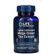 Life Extension Caffeinated Mega Green Tea Extract, 100 vegetable capsules - Herbal Extract