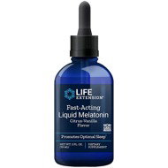 Life Extension Fast-Acting Liquid Melatonin, vanilka, 59 ml - Melatonin