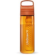 LifeStraw Go 2.0 filter water bottle, 22 oz, Kyoto orange - Water Filter Bottle