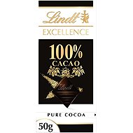 Lindt Excellence Dark Chocolate 100% Cacao 50g - Chocolate