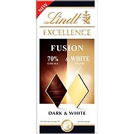 Lindt Excellence Fusion Dark and White Chocolate 70% 100g - Chocolate