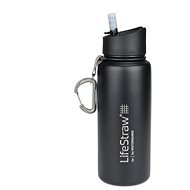 LifeStraw GO2 Stainless Steel Black - Travel Water Filter