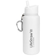 LifeStraw GO2 Stainless Steel White - Travel Water Filter