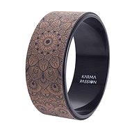 Mandala Blue Cork Yoga Wheel - Yoga Wheel
