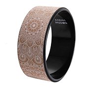 Yoga Wheel Cork Mandala White - Yoga Wheel