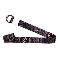 Yoga Belt Mandala OHM Gold - Yoga Strap