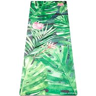Monstera yoga towel with silicone - Towel