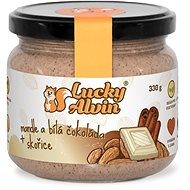 Lucky Alvin Almond, White Chocolate and Cinnamon Spread, 330g - Nut Cream