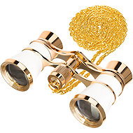 Levenhuk Broadway 325B White Opera Glasses - Theatre Binoculars