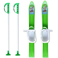 Master Baby Ski 60 cm, children's plastic skis green - Ski set