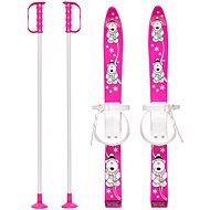 Master Baby Ski 70 cm, plastic skis for children pink - Ski set