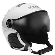 KASK Piuma R Chrome Visor, white/silver, 55 - Ski Helmet