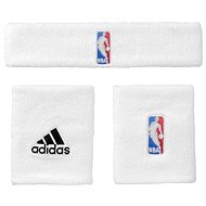 Adidas NBA Wristband plus Headband, White, Men - Kit