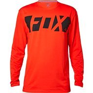 FOX Cease Ls Tech Tee -M, Flame Red - T-Shirt